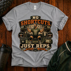 No Shortcuts Just Reps Gym T-Shirt