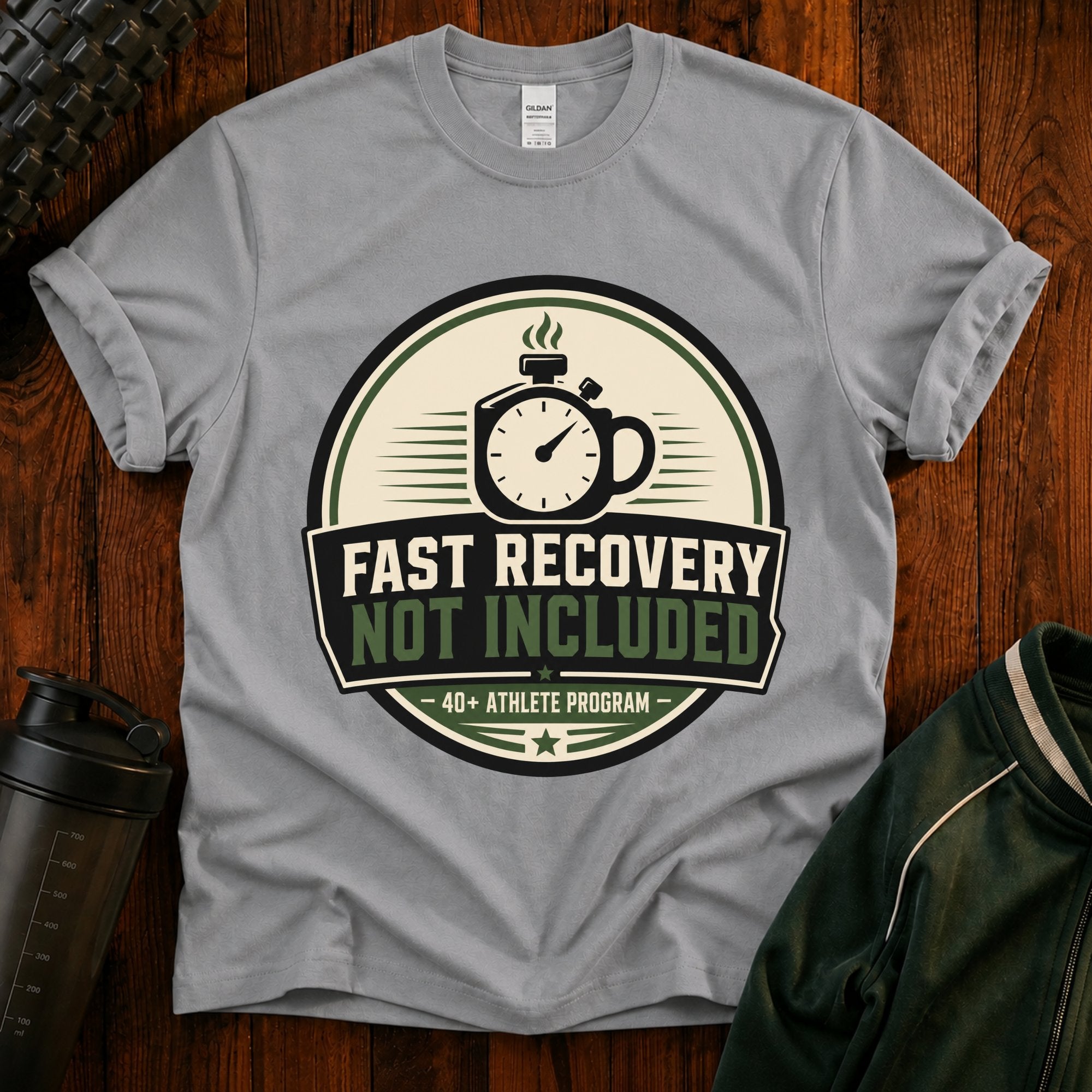 Fast Recovery T-Shirt — Coffee & Chill Recovery Tee