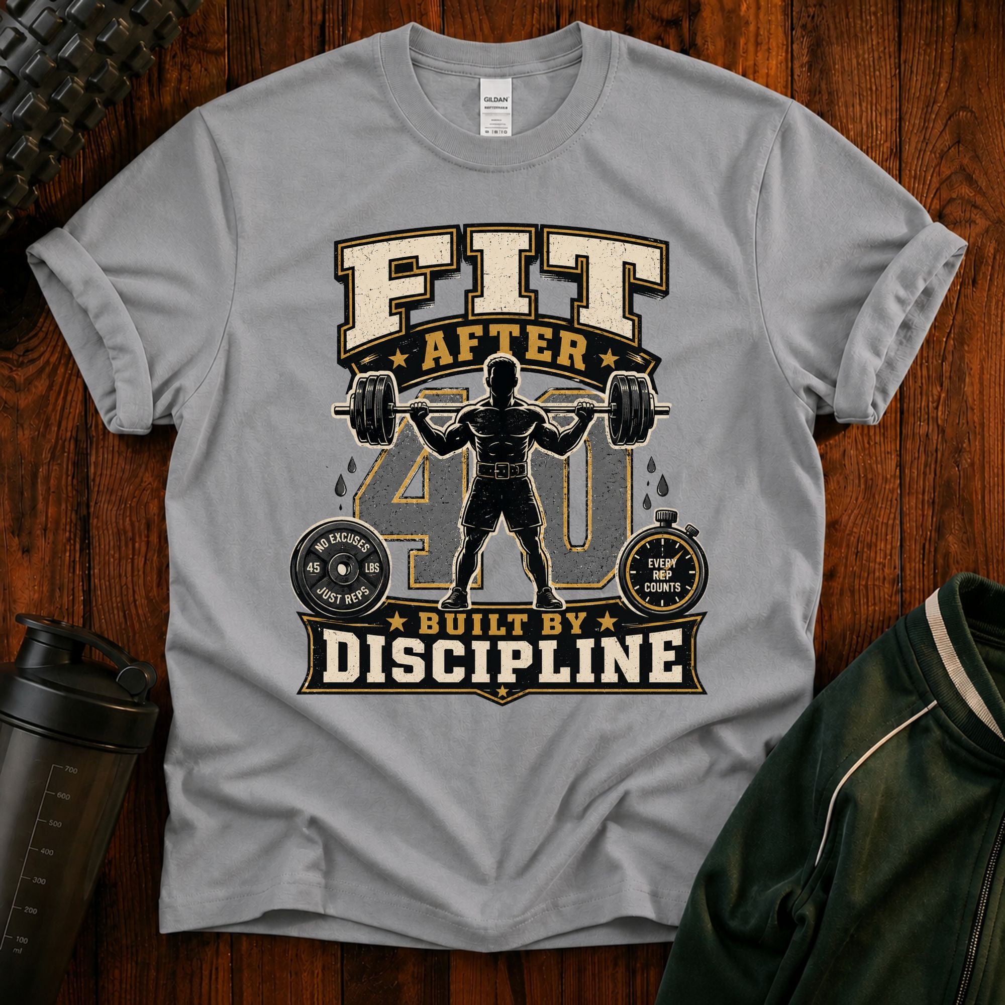 Fit After 40 T-Shirt — Built By Discipline