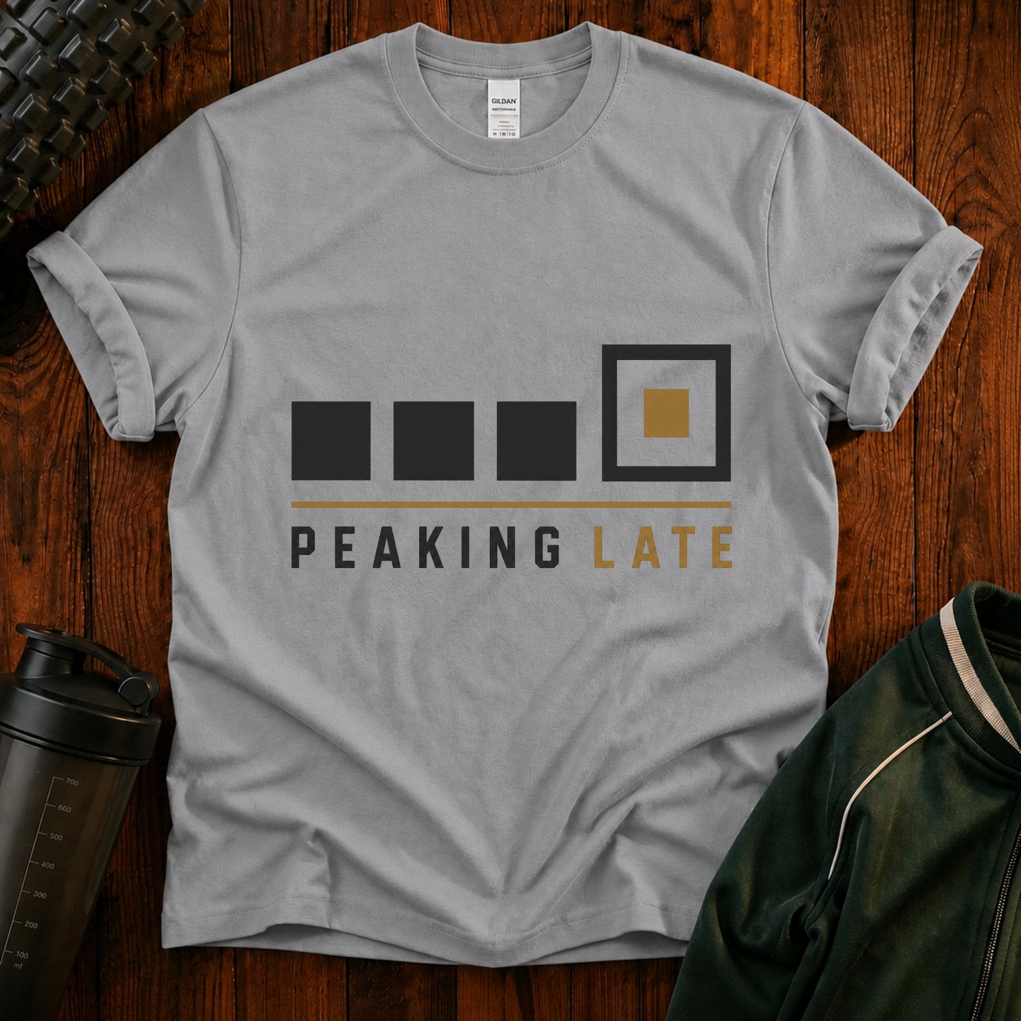 T-Shirt — Peaking Late