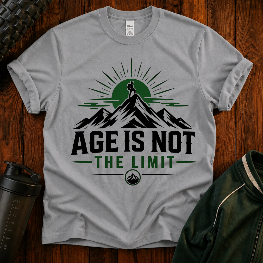 T-Shirt — Age Is Not The Limit Graphic Tee