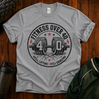 Still Lifting Still Grinding Fitness Over 40 graphic t-shirt for active adults over 40.