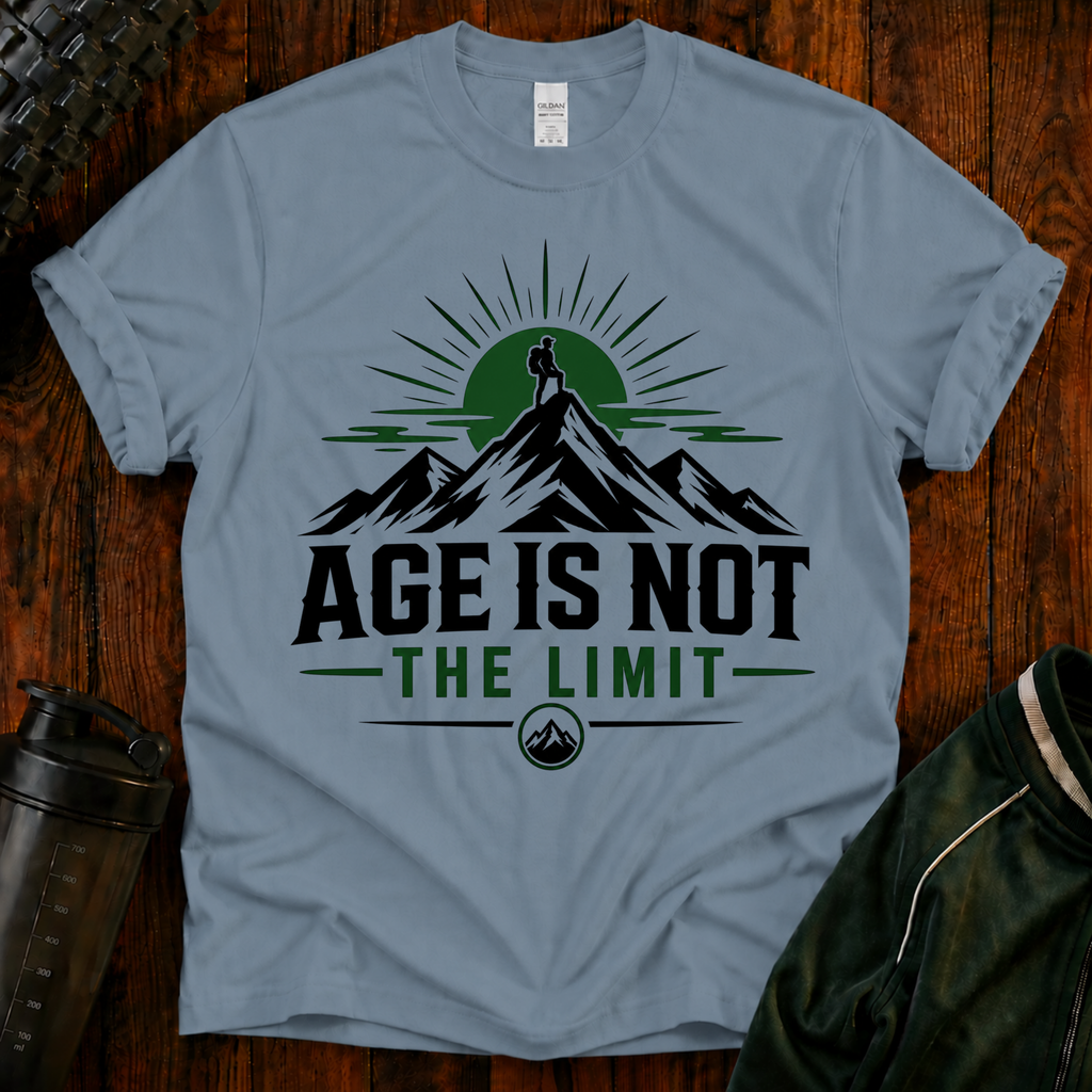 T-Shirt — Age Is Not The Limit Graphic Tee