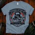 Strong After 40 T‑Shirt — Fitness Motivational 40th Birthday Tee