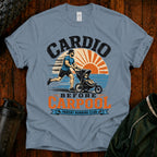 Cardio Before Carpool T-Shirt — Funny Parent Fitness Shirt