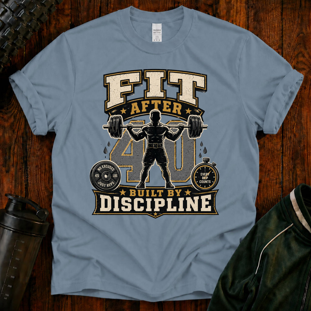 Fit After 40 T-Shirt — Built By Discipline