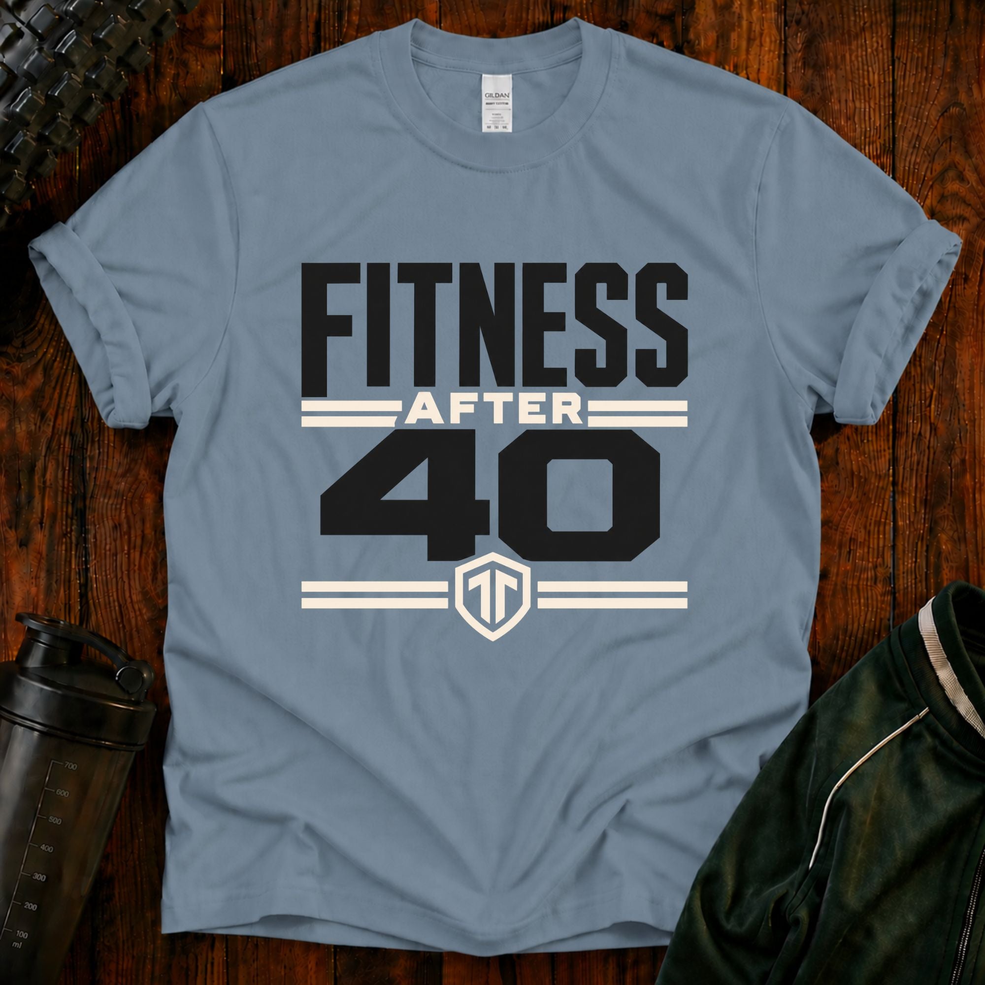 Fitness After 40 T-Shirt — Tee for Over-40s