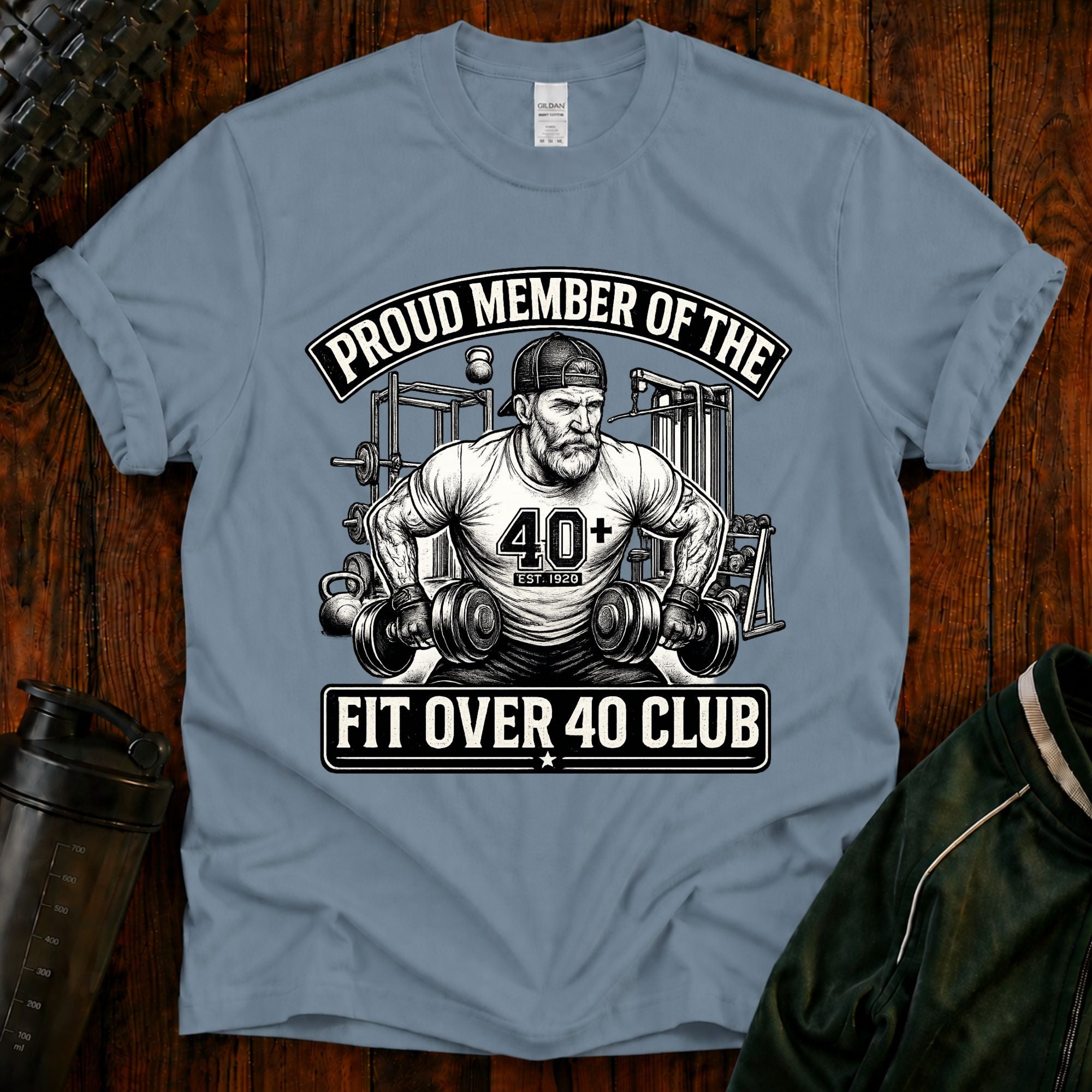 T-Shirt - Proud Member of the Fit Over 40 Club