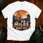 Running T‑Shirt For Mom and Dad — "Miles Before School Drop‑Off"