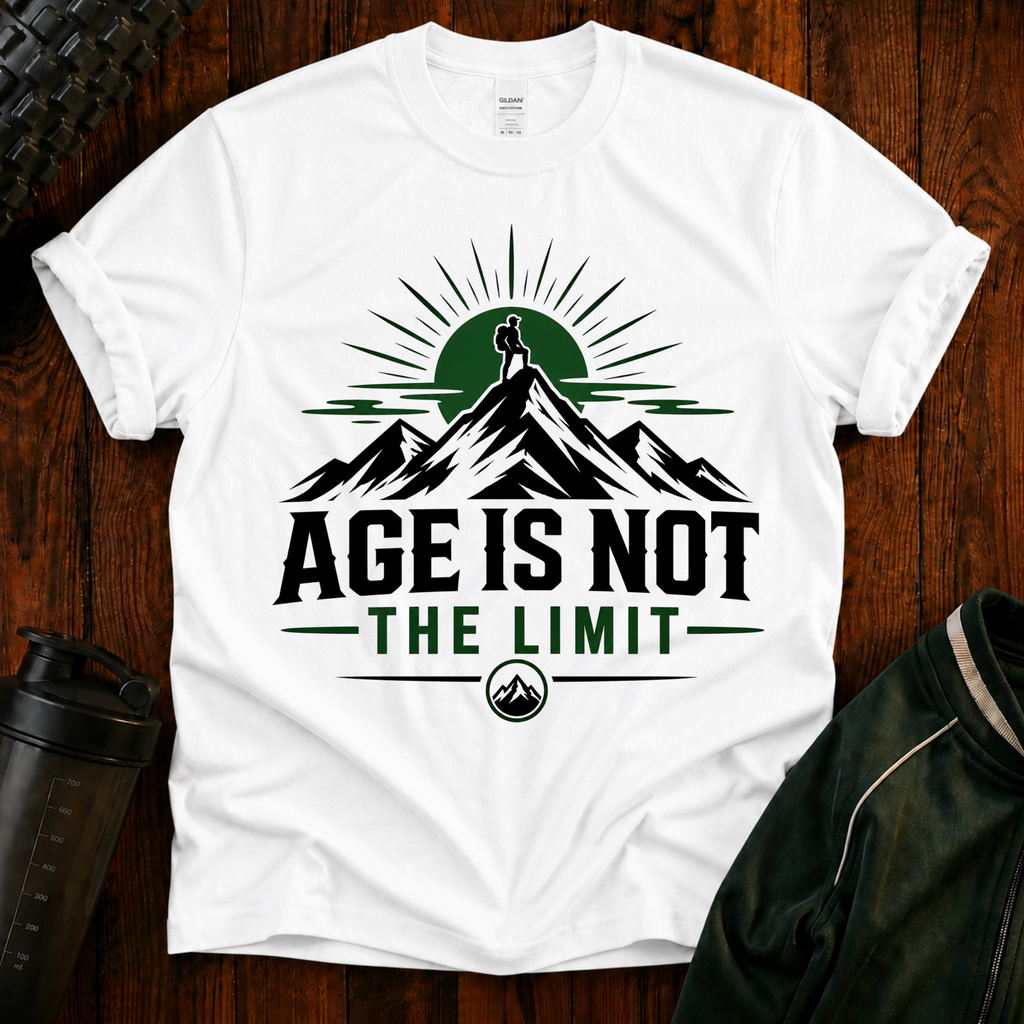 T-Shirt — Age Is Not The Limit Graphic Tee