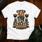 Over 40 Athletic T-Shirt — Vintage 'Over 40' Fitness Tee